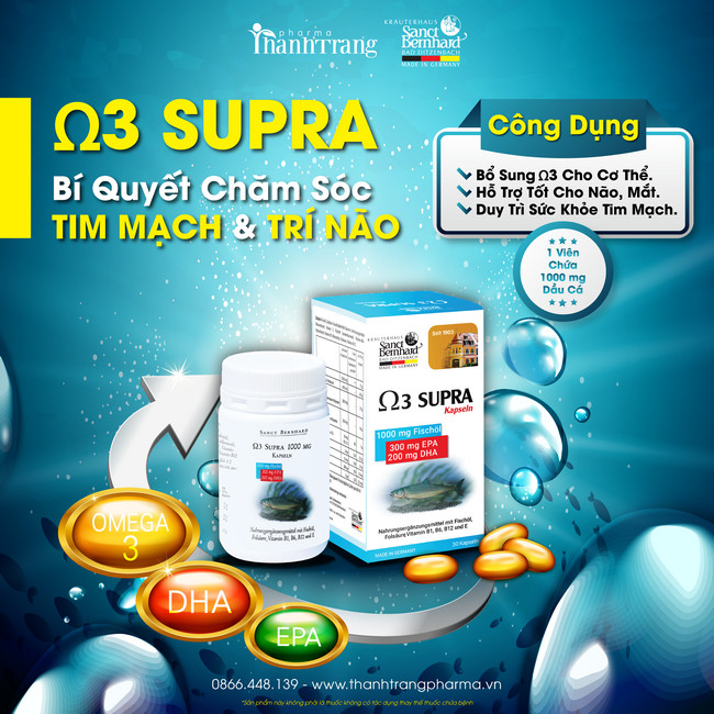 vien uong bo mat va tin mach omega 3 supra