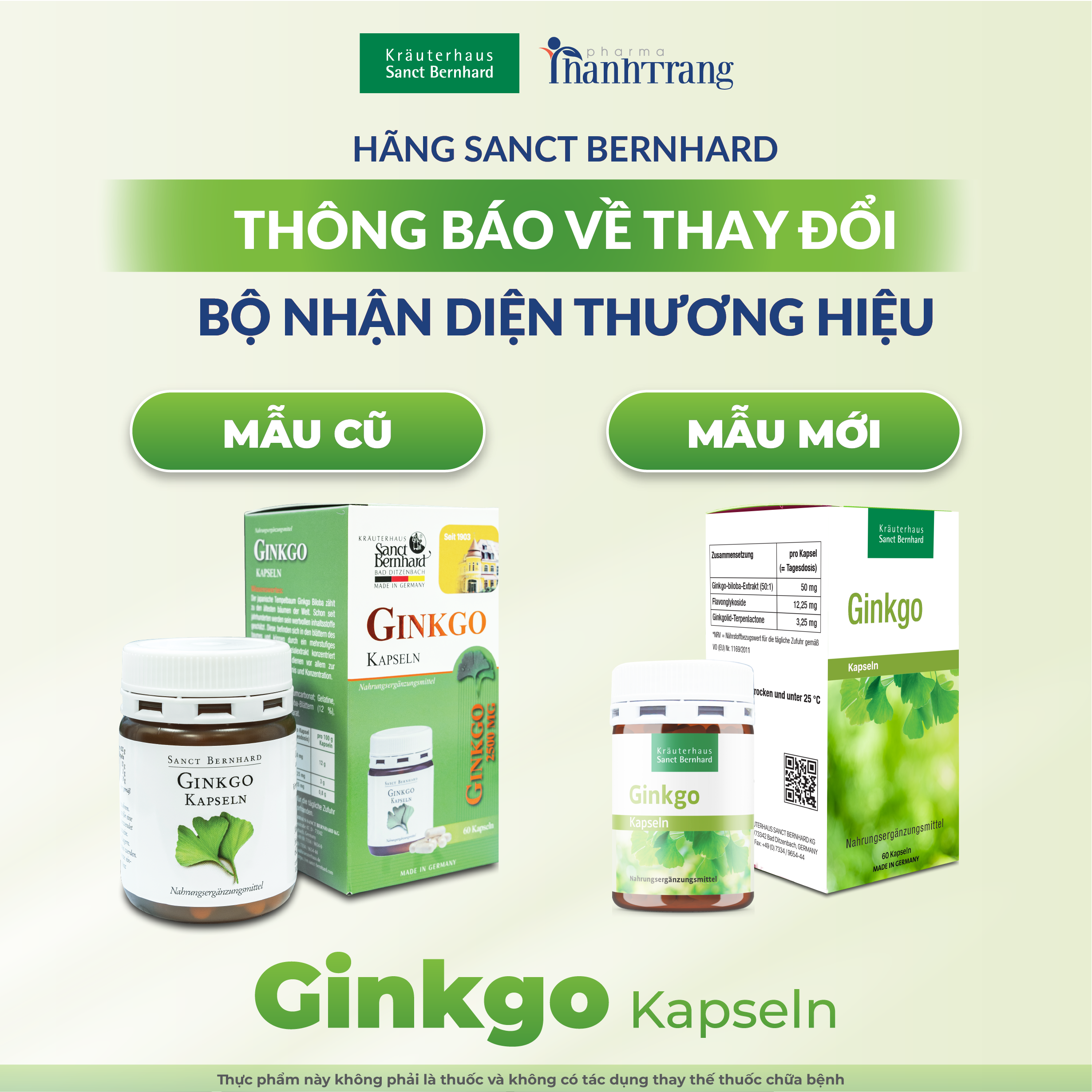 Gingko thay đổi nhận diện mới 