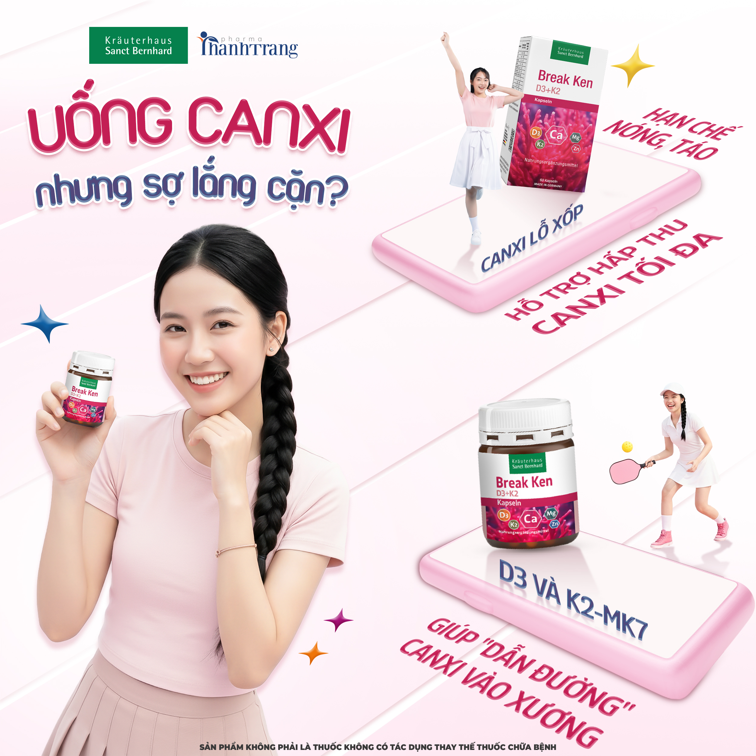 Viên uống bổ sung canxi Break Ken