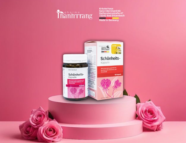 Uống dầu hoa anh thảo Sanct Bernhard mỗi ngày giúp hỗ trợ cân bằng nội tiết tố nữ