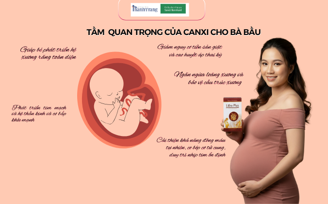 Vai trò của canxi đối với bà bầu