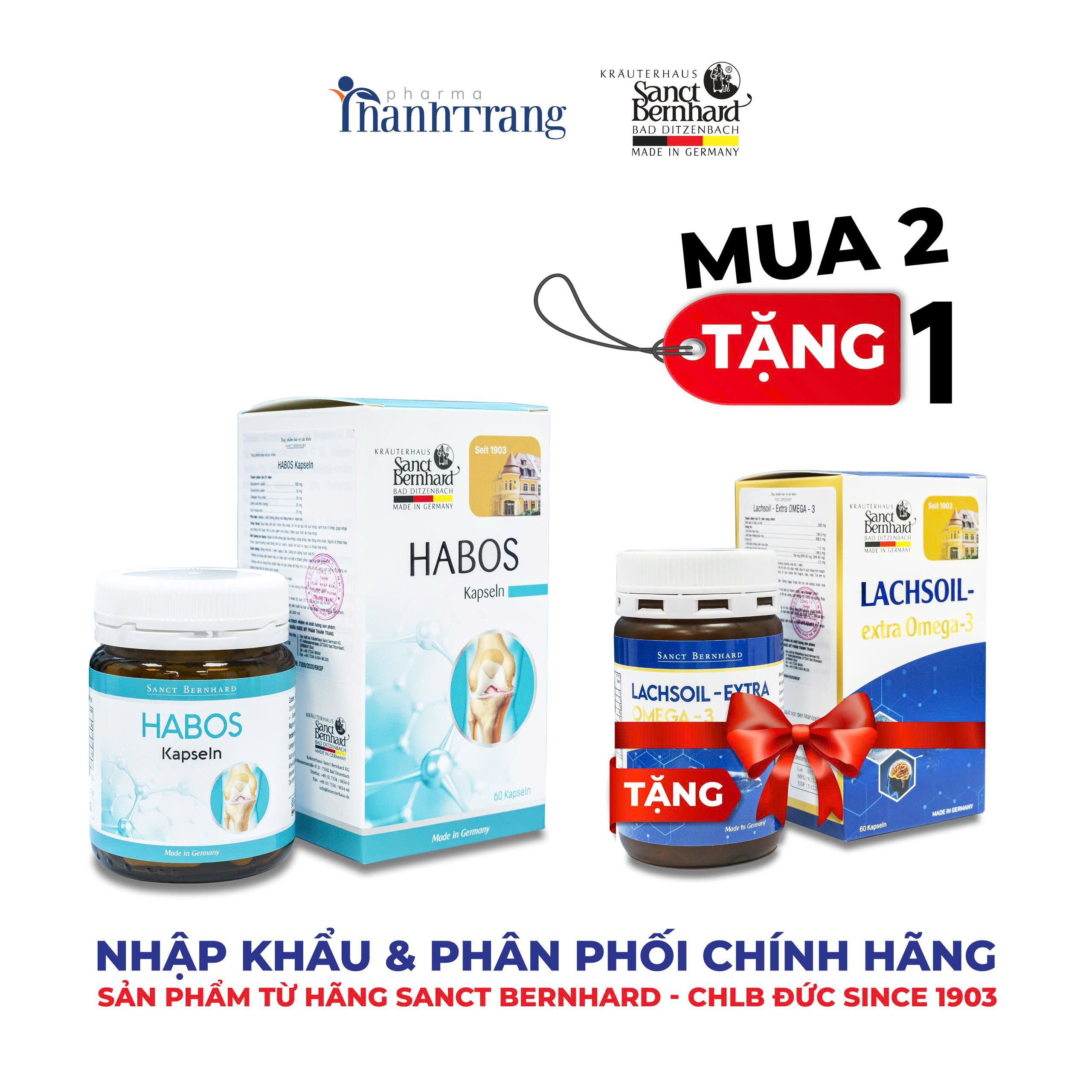 HABOS - TĂNG CƯỜNG SỨC MẠNH XƯƠNG KHỚP