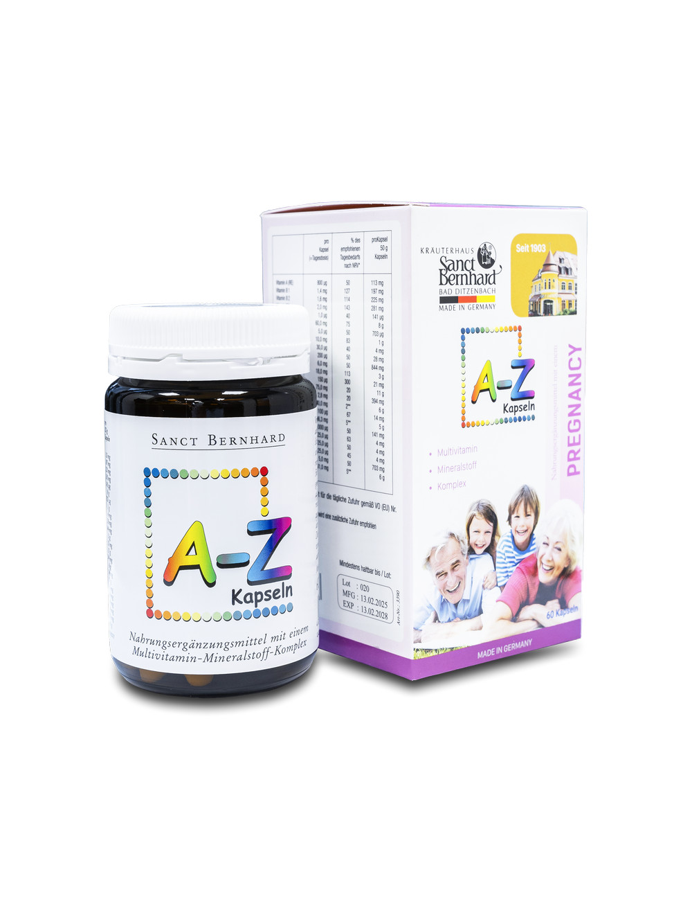 VITAMIN KHOÁNG CHẤT TỔNG HỢP A-Z KAPSELN