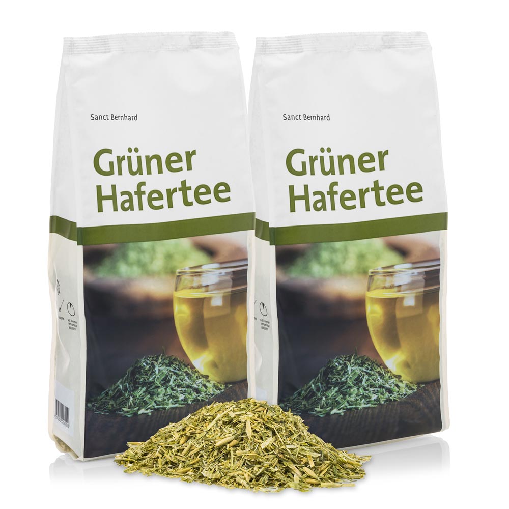 Trà yến mạch xanh bổ sung canxi Green Oat Tea