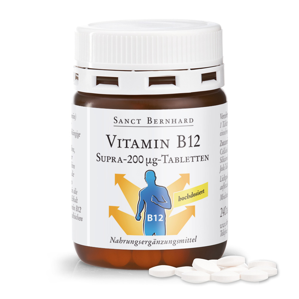 Viên uống bổ sung Vitamin B12 Supra 200 Tablets