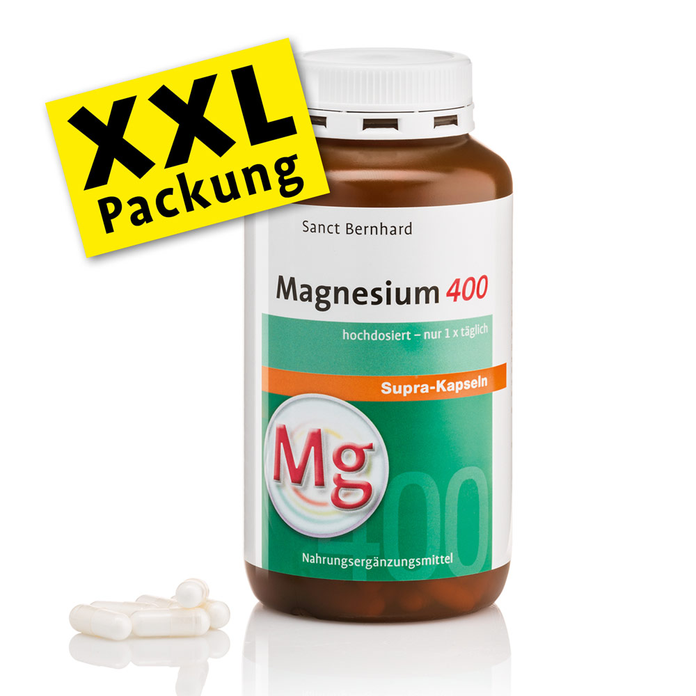 Viên nang bổ sung Magie Magnesium 400 supra XXL