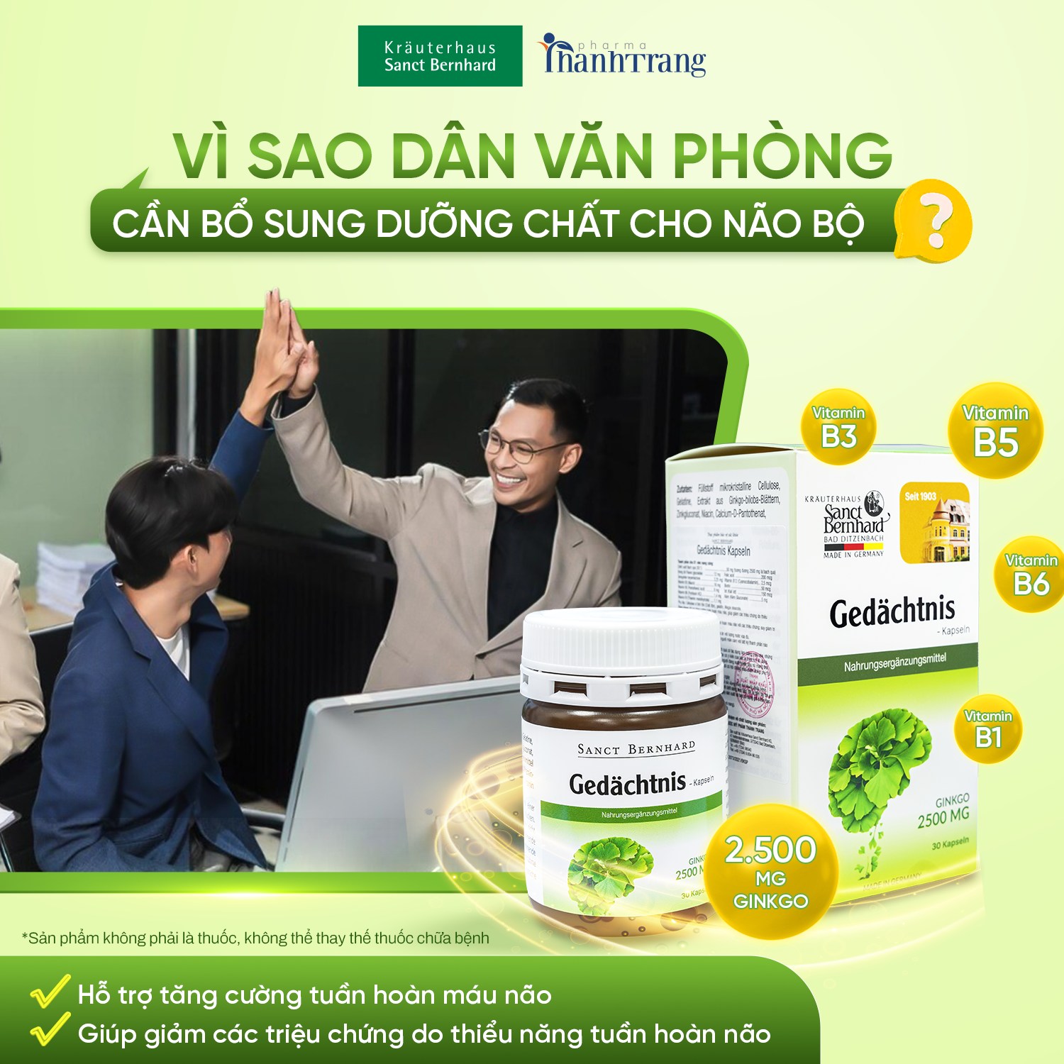 Viên uống bổ não tốt nhất hiện nay?
