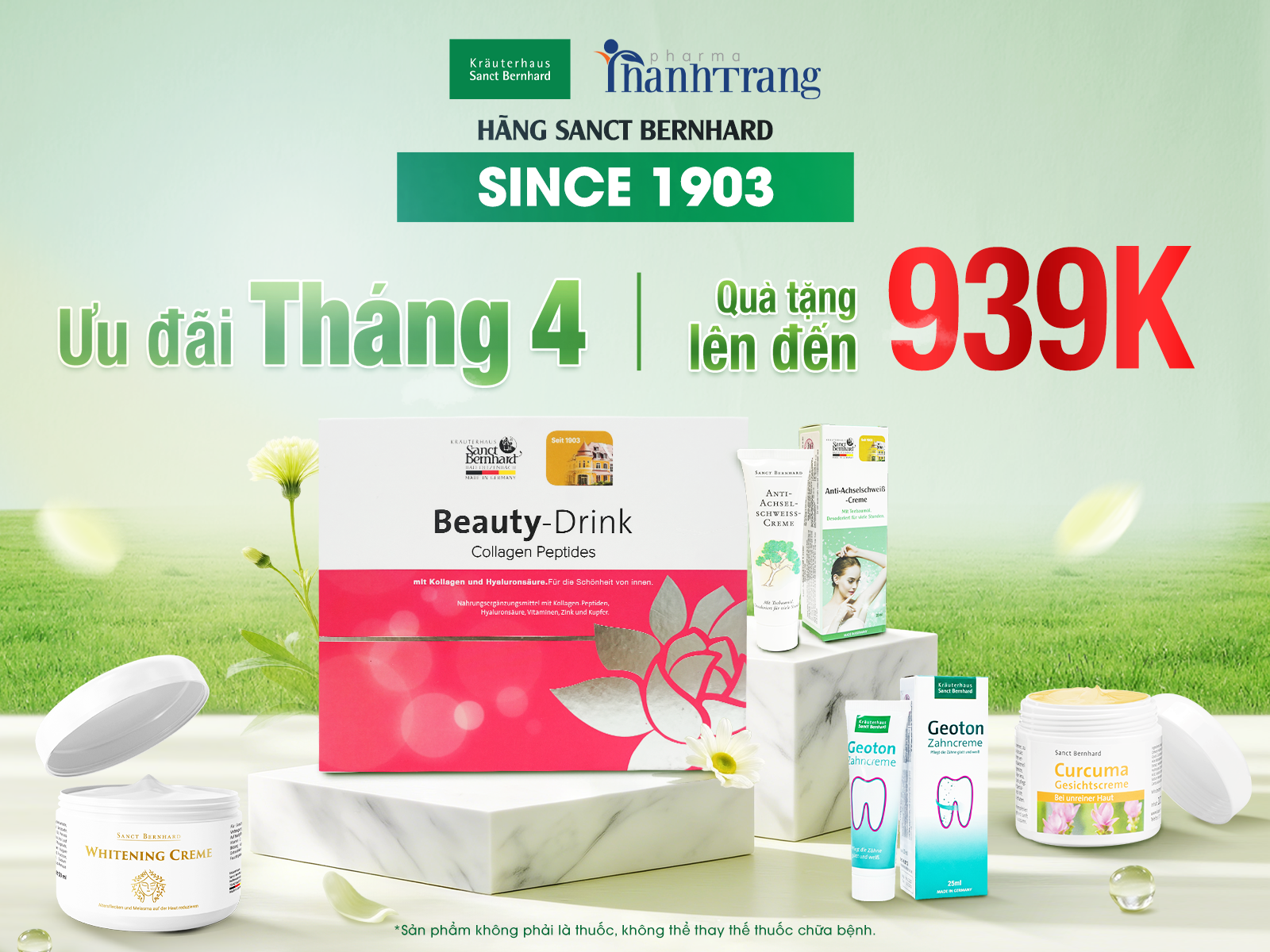 Ưu đãi lớn từ Thanh trang Pharma: Tặng quà đến 939K