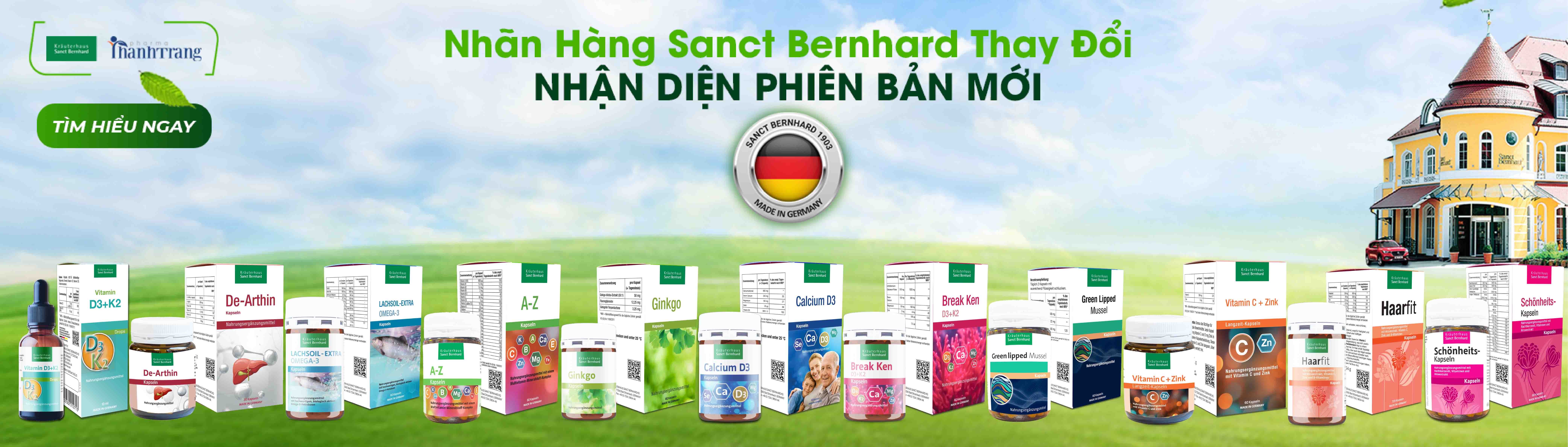 Sanct Bernhard ra mắt bộ nhận diện thương hiệu mới