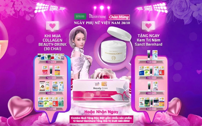 Ưu đãi đặc biệt ngày Phụ nữ Việt Nam từ Thanh Trang Pharma