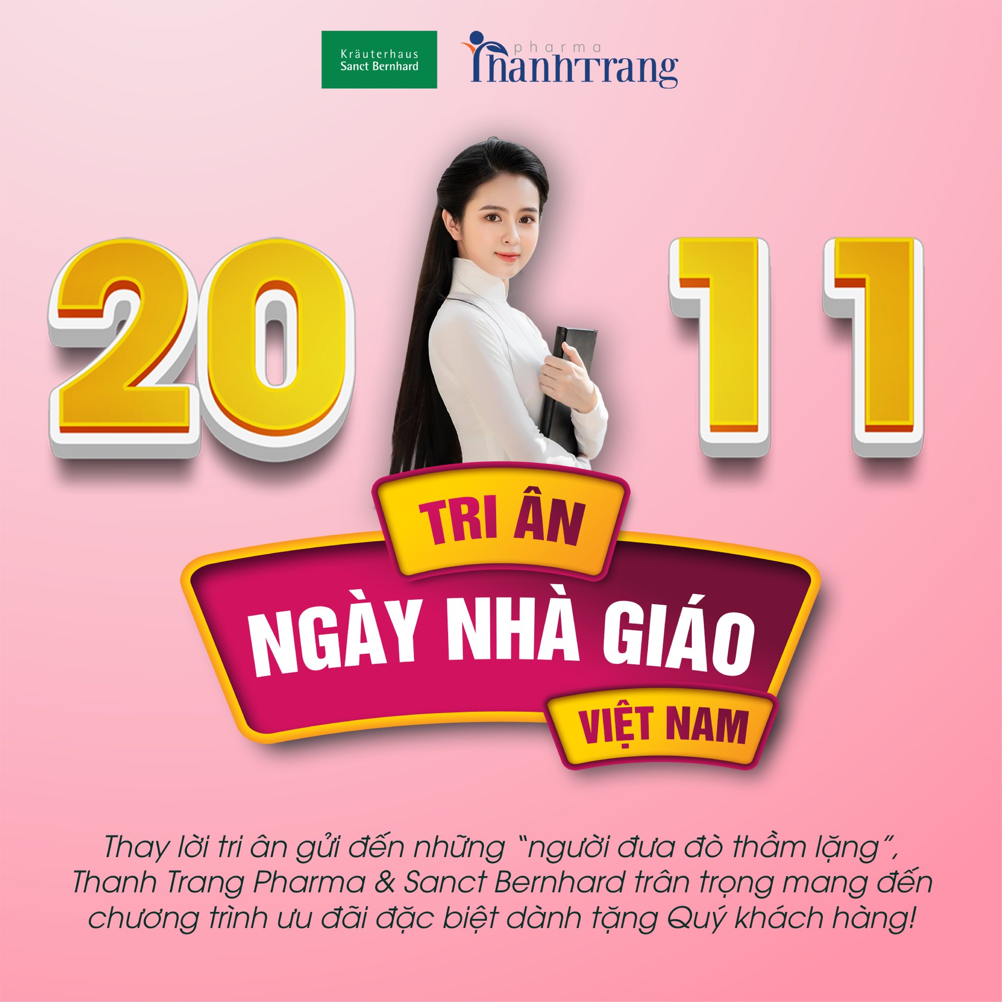 Ưu Đãi Collagen Beauty Drink Mừng Ngày Nhà Giáo 20/11 – Quà Tặng Trị Giá Lên Đến 939.000đ