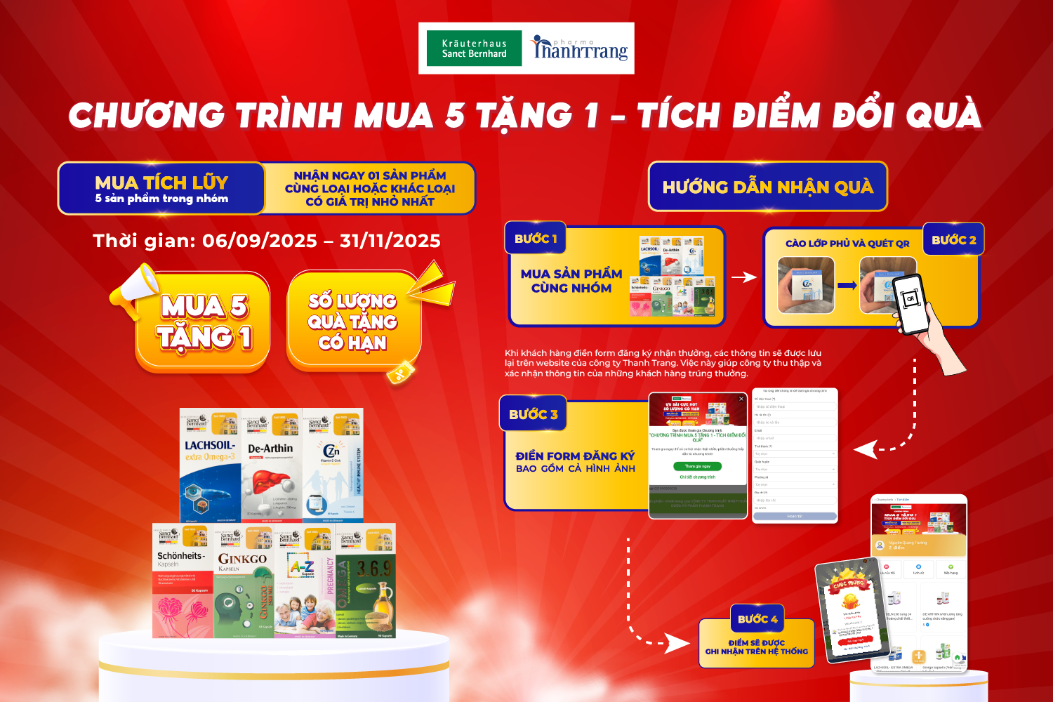 SIÊU ƯU ĐÃI – MUA 5 TẶNG 1