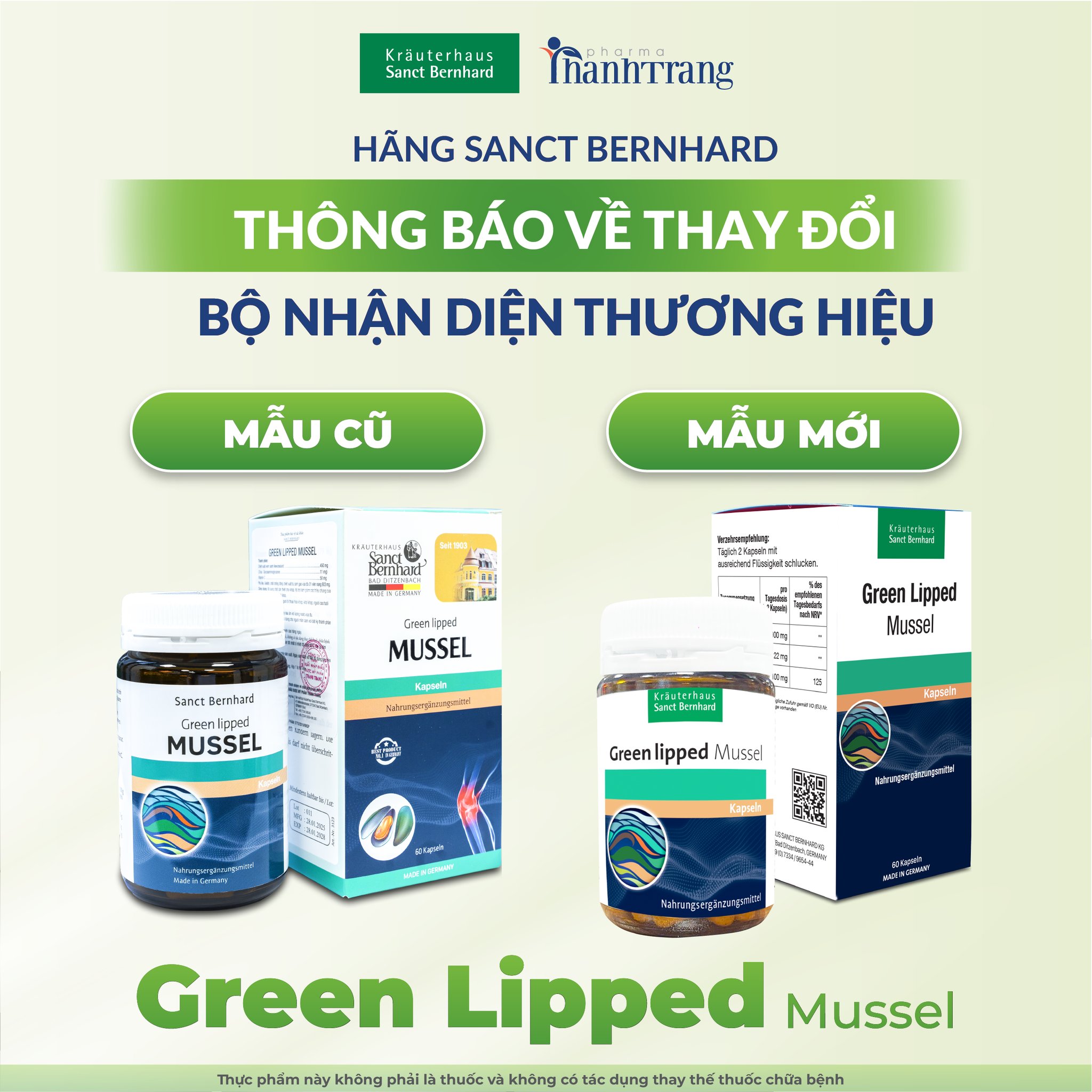 Viên uống bổ khớp MUSSEL 60 viên