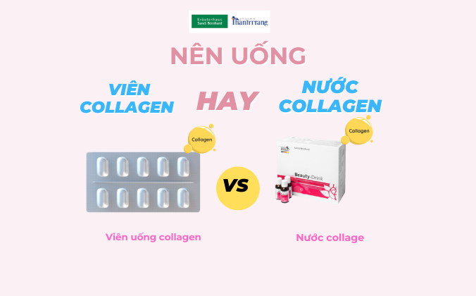 Nên uống collagen dạng viên hay dạng nước