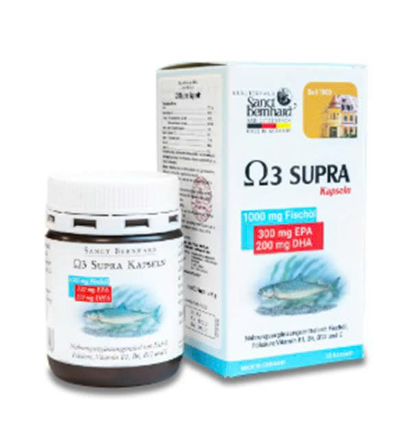 Viên nang dầu cá Omega 3 SUPRA 1000 mg
